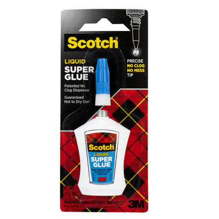 SCOTCH SUPER GLUE LIQUID IN PRECISION APPLICATOR .14OZ