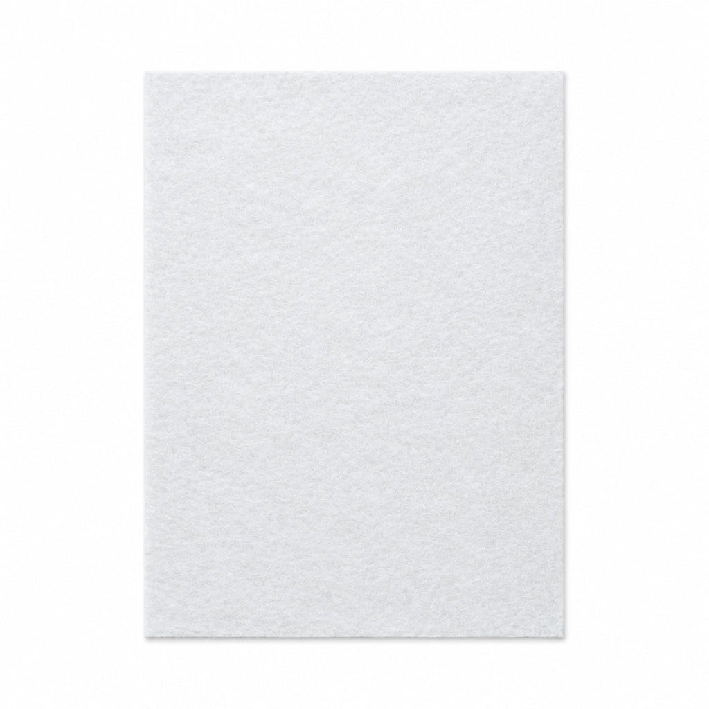 White Felt Sheet 9x12