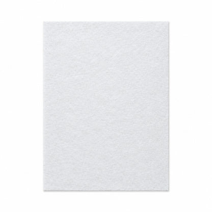 White Felt Sheet 9x12