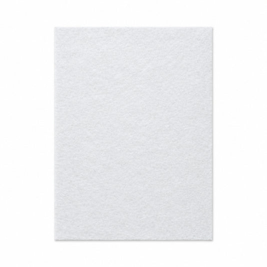 White Felt Sheet 9x12