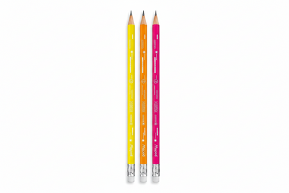 Graphite Pencils Neon E#2 (rgo HB3cs)