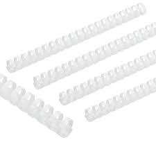 PLASTIC BINDING COMBS 7/8" (22MM) White