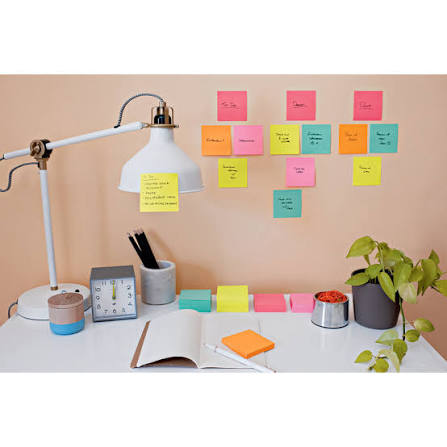 Post It Note Asst 3" X 3" Super Stick – imagen 2 - JA Riollano