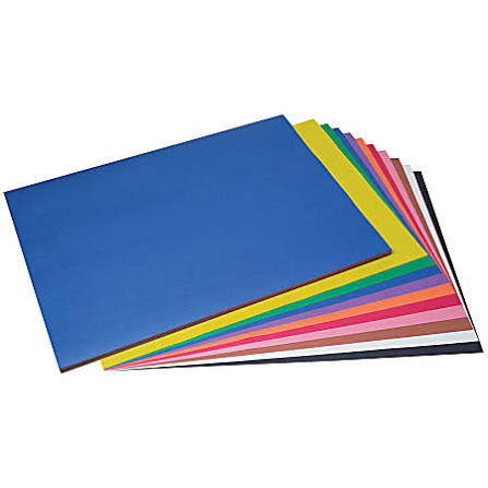 Construction Paper Pad 10 Asst. Colors 9” x 12” 40 Sheet – imagen 3 - JA Riollano