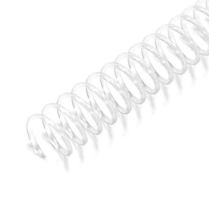 PLASTIC COIL BINDING 7/8" CLEAR (22MM) 50 PC