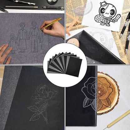 Carbon Paper | Black Color | Letter Size – imagen 3 - JA Riollano