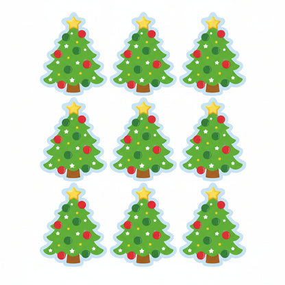 Christmas Trees Extra Large Stickers PQ. 36