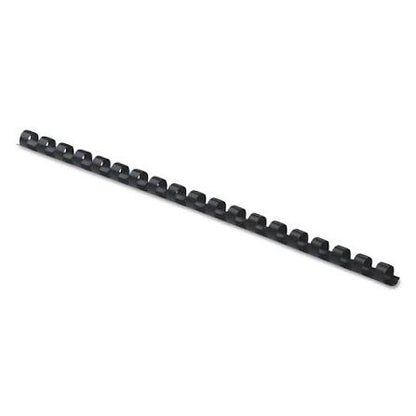 PLASTIC BINDING COMBS 1/4" (6MM) black