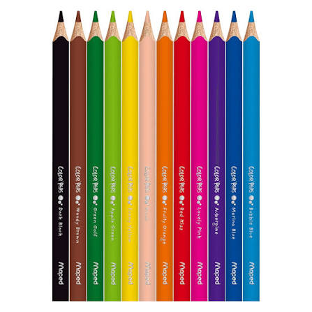 Lápiz Colores Peps Extra Fuerte 12pcs