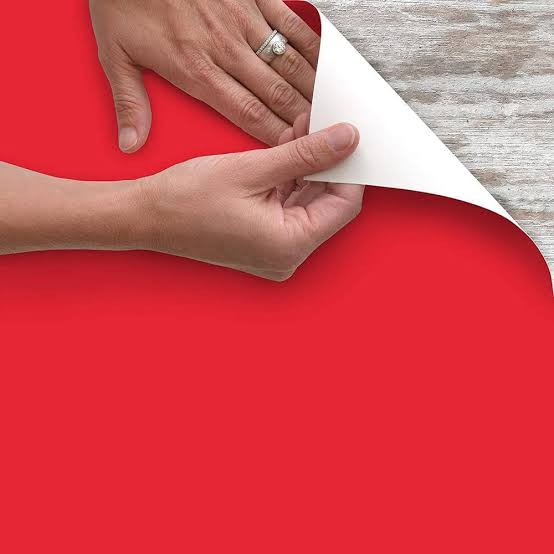 CONTACT PAPER SOLID RED 18" X 3 YARDS