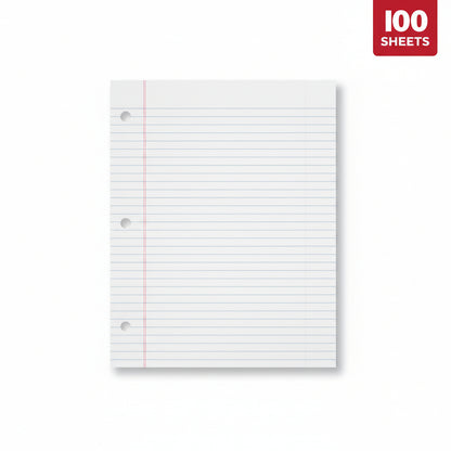 Filler Paper College Rule 100 Sheet – imagen 3 - JA Riollano