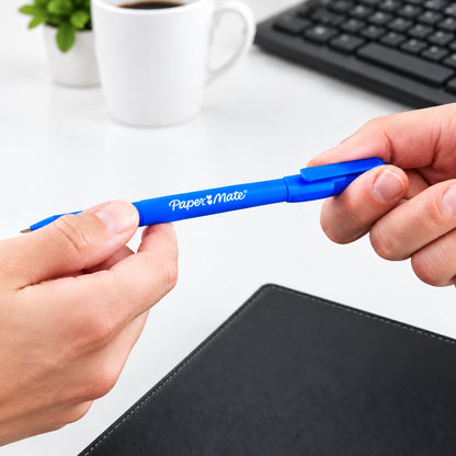 Write Bros Ballpoint 10ct Blue
