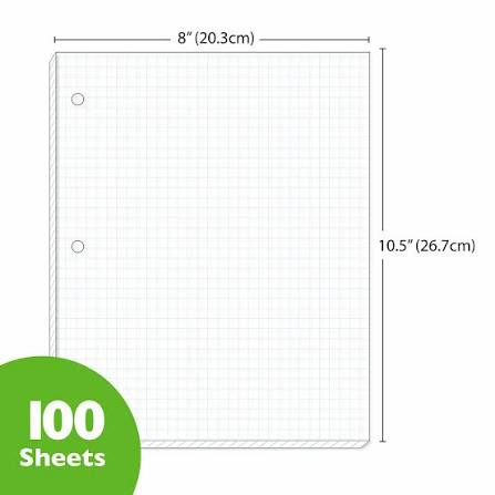 Quad Paper 4-1" 100 Sheet – imagen 2 - JA Riollano
