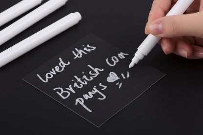 LIQUID CHALK MARKERS WHITE
