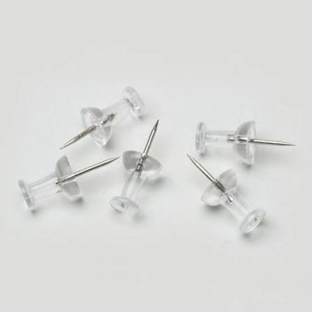 Push Pins Clear Transparent PQ.100 – imagen 2 - JA Riollano