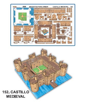 MODELO MAQUETA CASTILLO MEDIEVAL