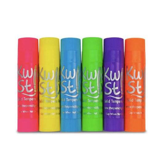 KWIKSTIX TEMPERA PAINT 6 NEON COLORS