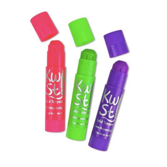 KWIKSTIX TEMPERA PAINT 6 NEON COLORS