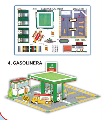 MAQUETA GASOLINERA