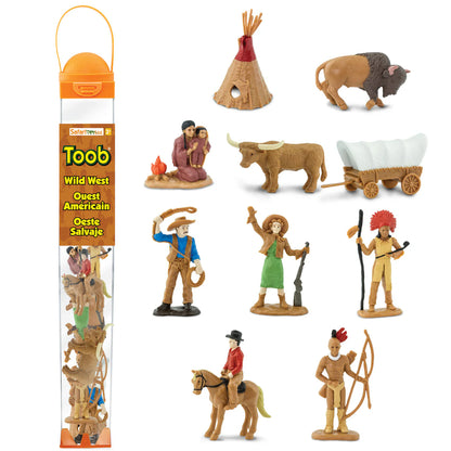 SAFARI TOOB FIGURES WILD WEST 12 PC