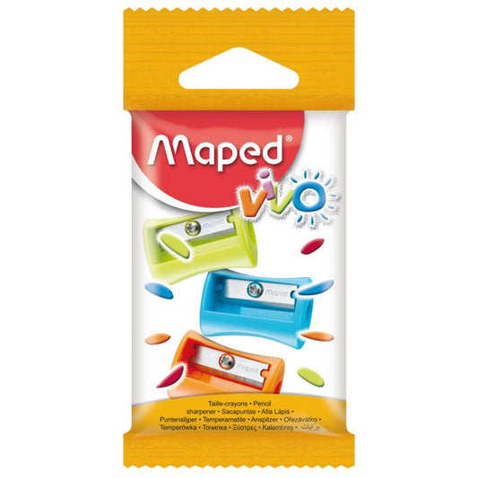 SACAPUNTA SENCILLO PLASTICO PQ.3