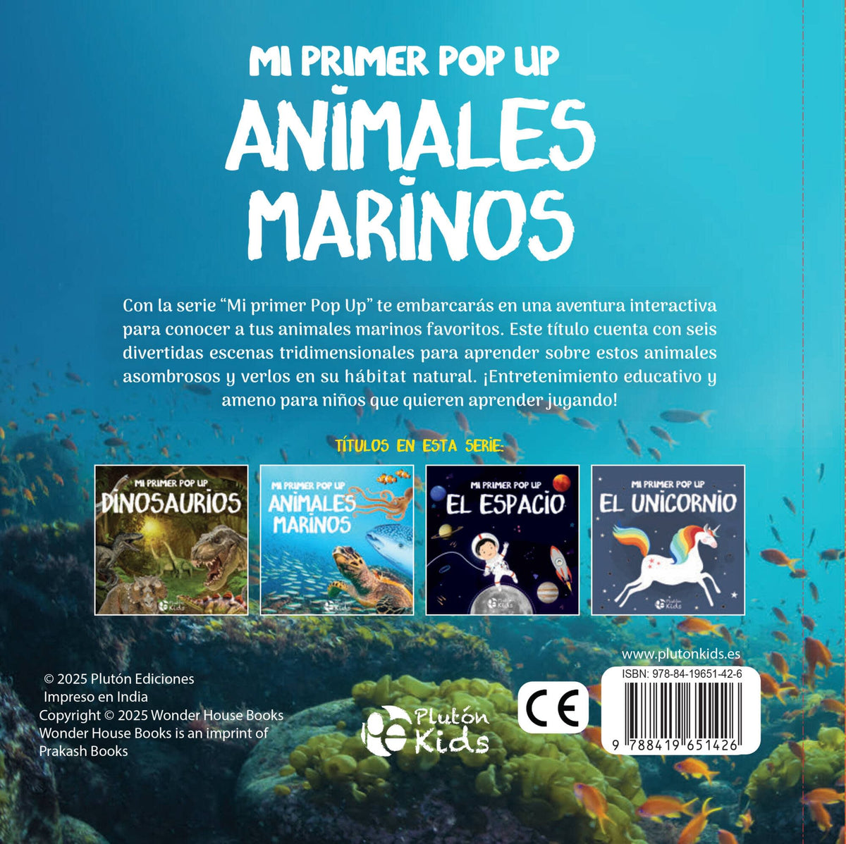 Animales Marinos - Mi Primer Pop Up - Plutón Kids
