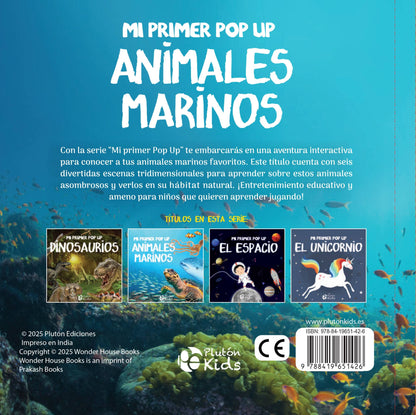 Animales Marinos - Mi Primer Pop Up - Plutón Kids