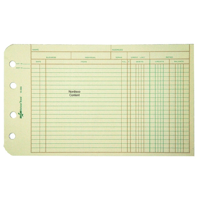 Ledger Sheets 5" X 8-1/2" PQ.100 – imagen 2 - JA Riollano