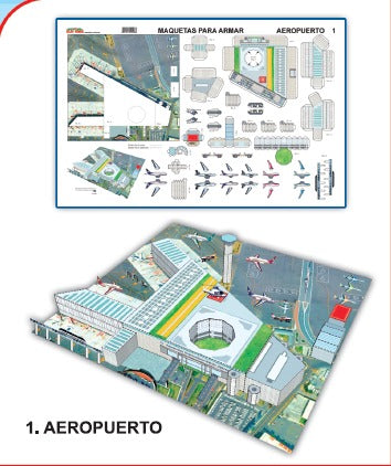 MODELO MAQUETA AEROPUERTO