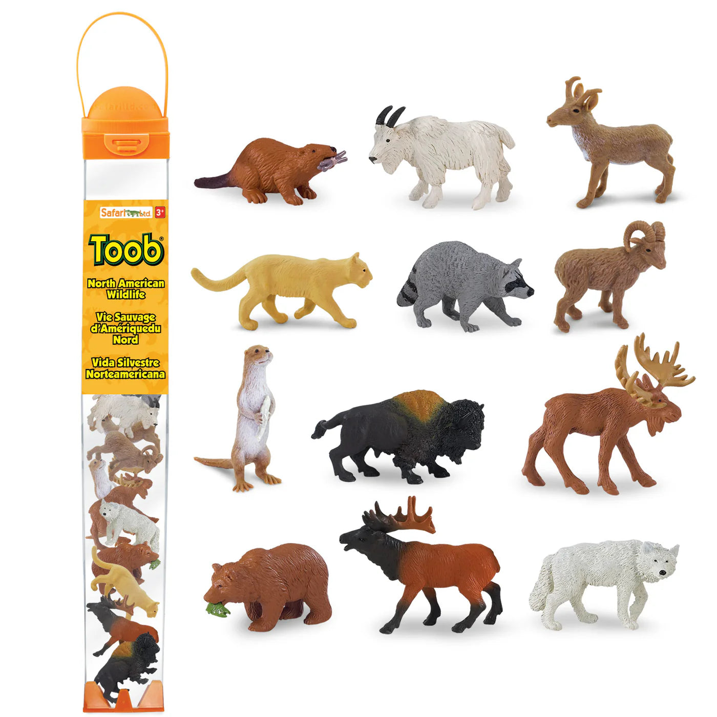 SAFARI TOOB ANIMALS FOREST 12 PC