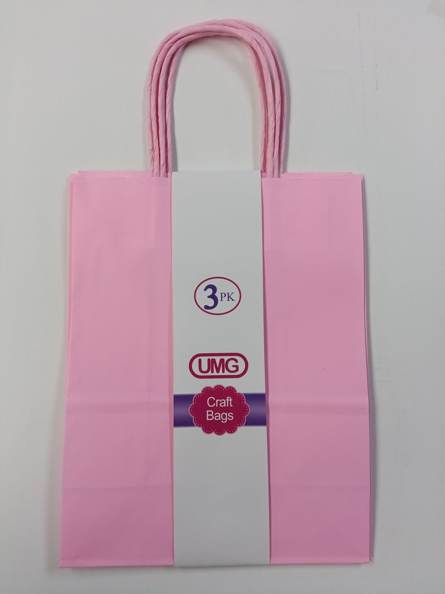 CRAFT BAG MEDIUM 19X10X25CM LIGHT PINK