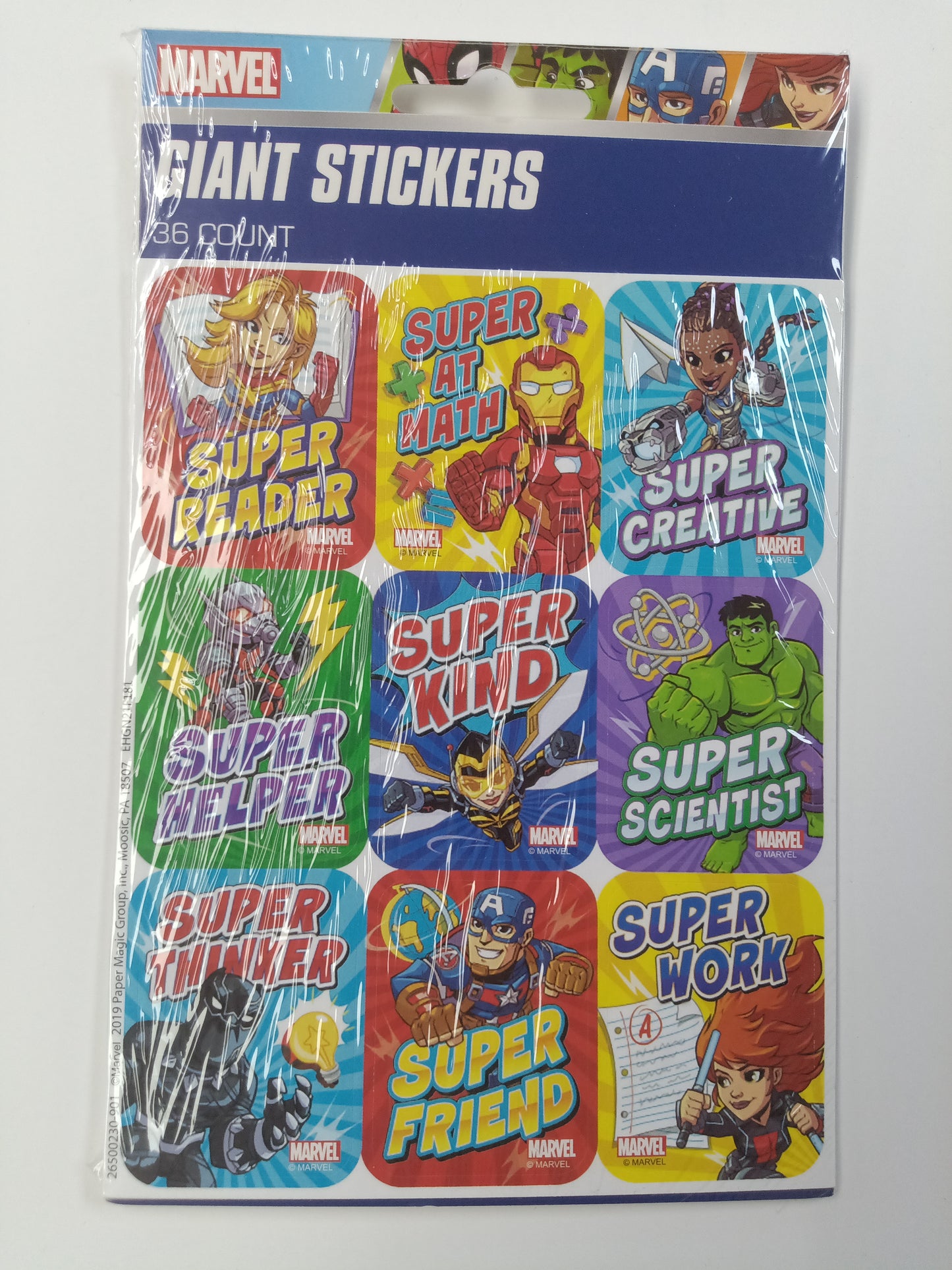 MARVEL™ SUPER HERO ADVENTURE GIANT STICKERS 36