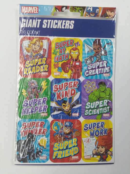 MARVEL™ SUPER HERO ADVENTURE GIANT STICKERS 36