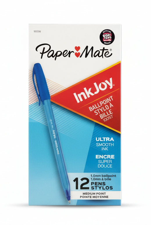 Paper Mate INKJOY 100 | Med | 1.0mm | Blue | Cj.12