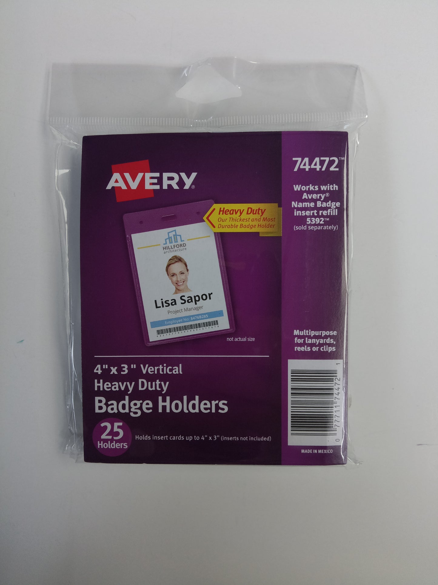 Heavy Duty Badge Holders 4x3"