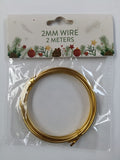CRAFT IRON GOLD WIRE 2MM