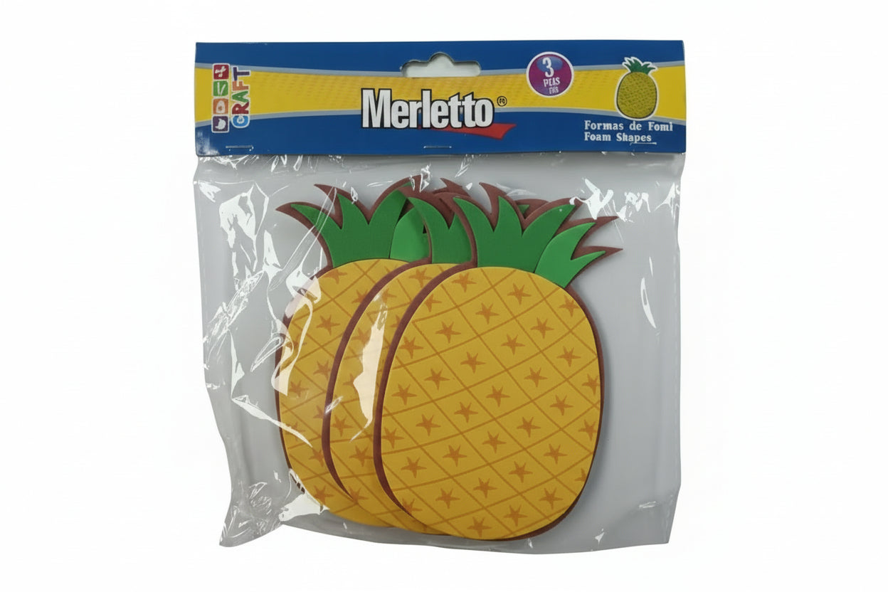 Formas Foamie Piña 4PCS – JA Riollano Co, Inc. School I Office I Crafts ...