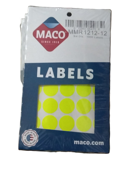 MAC CODING LABEL 3/4