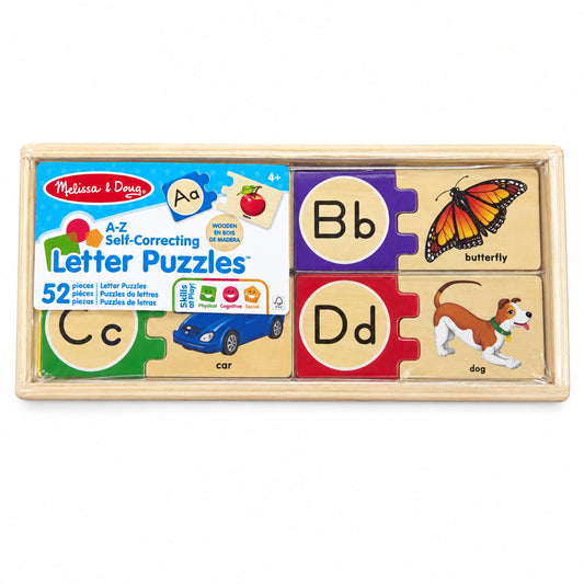 A-Z Self-Correcting Letter Puzzles