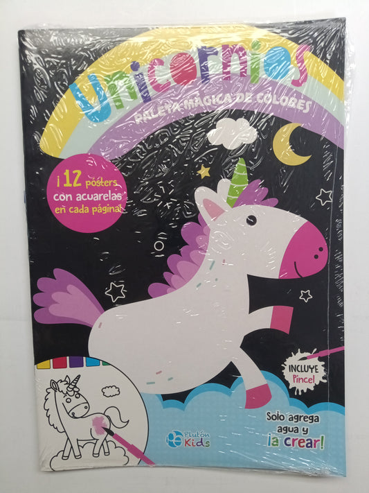 PALETAS DE COLORES MAGICA-UNICORNIOS