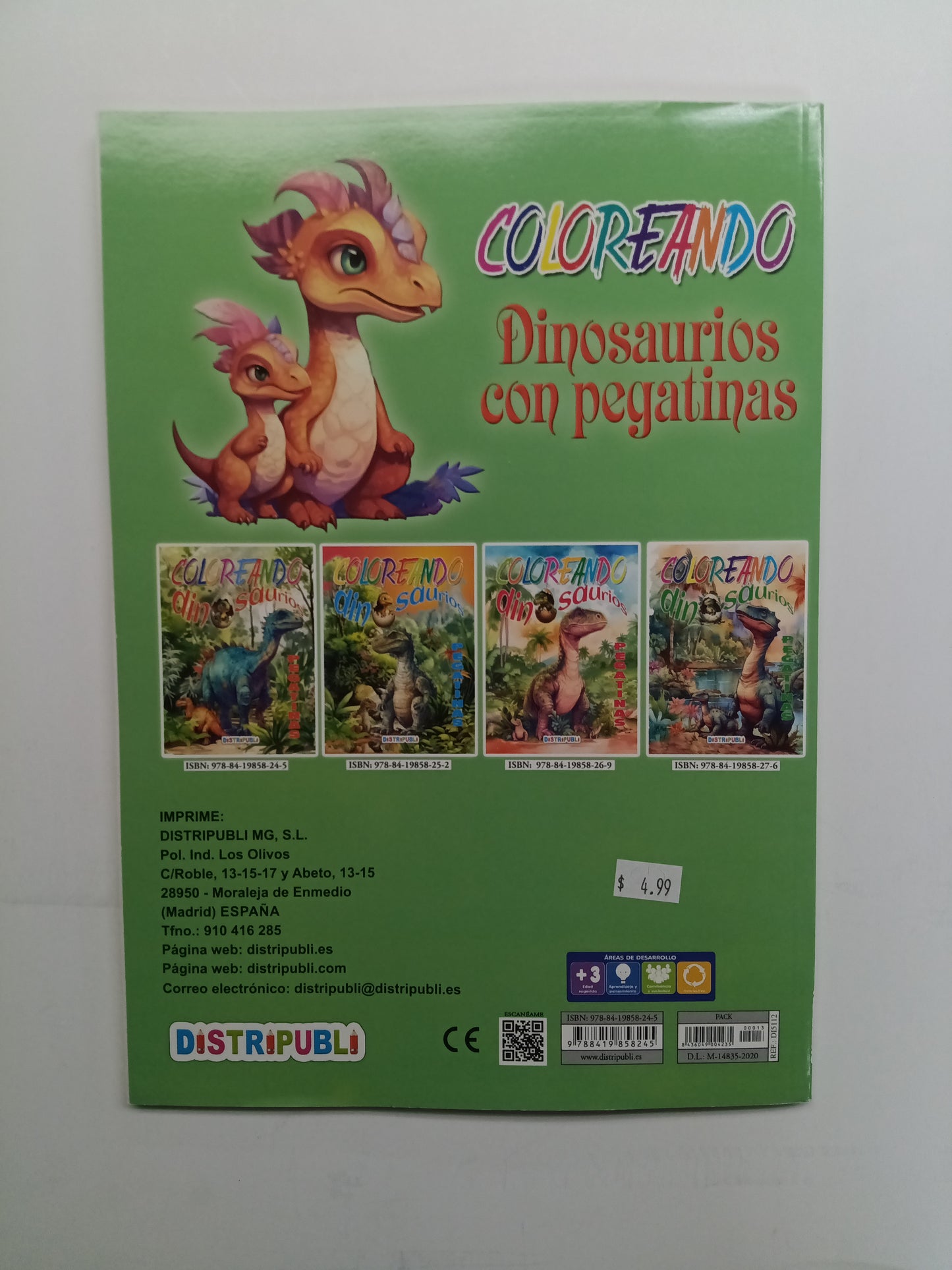 COLOREANDO DINOSAURIOS