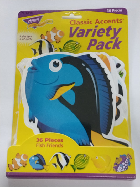 FISH FRIENDS CLASSIC ACCENTS 36PK