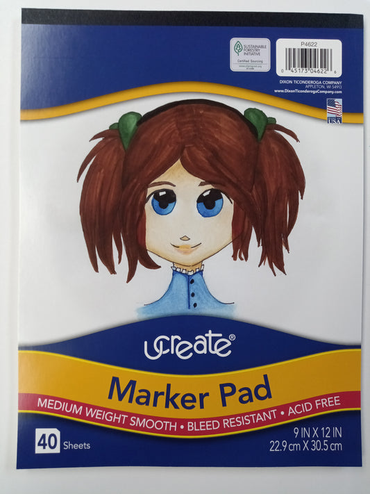 MARKER PAD 9X12 40 CT