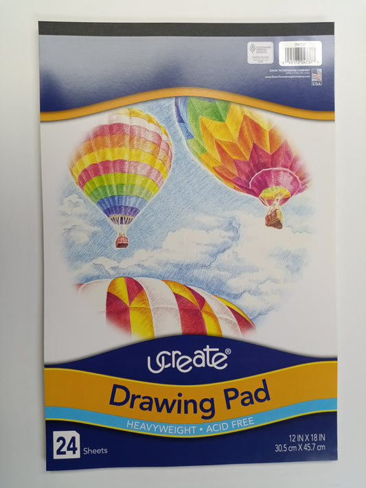 DRAWING PAD 12X18 24 CT