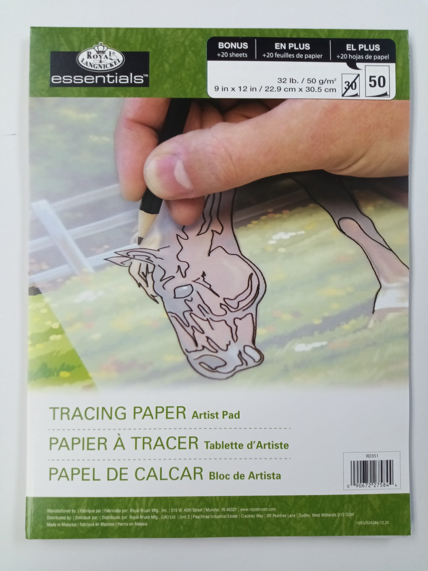 9 X 12 TRACING PAPER PAD