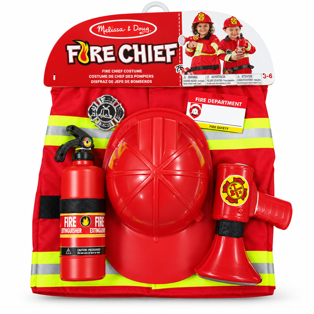 Fire Chief Role Play Costume Set