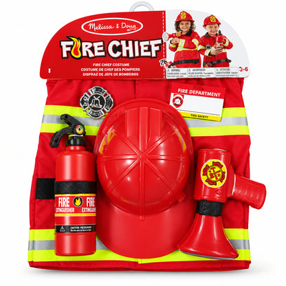 Fire Chief Role Play Costume Set