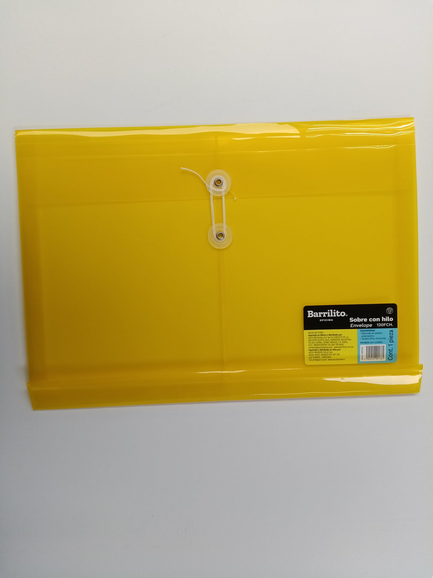 SOBRE PLASTICO C/HILO HORIZONTAL LTR