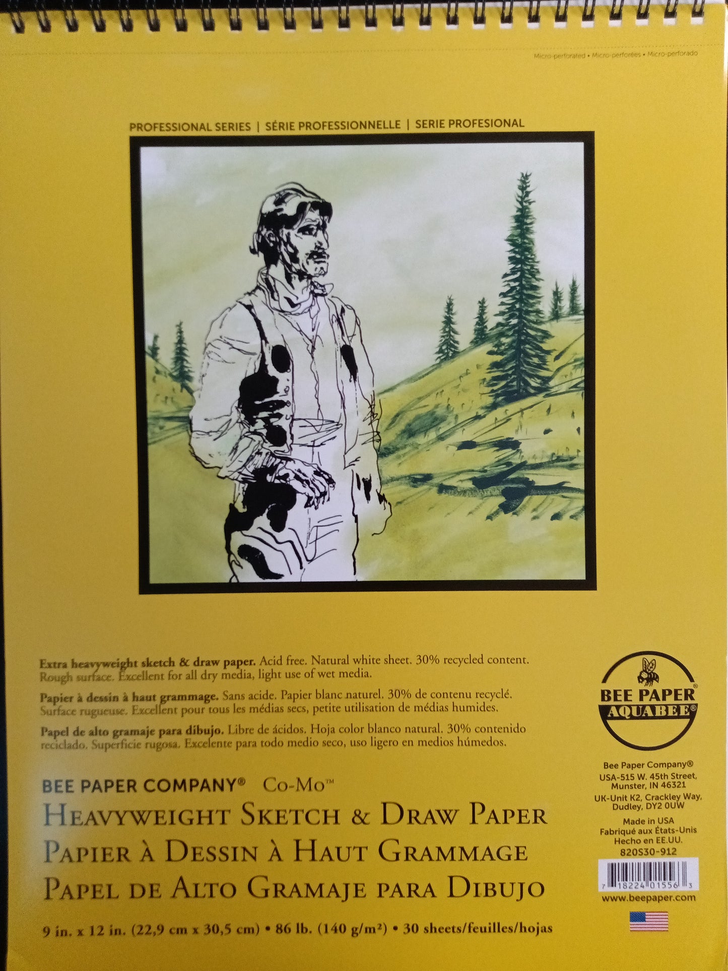 CO-MO HEAVYWEIGHT SKETCH PAPER 9 X 12