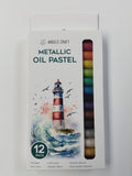 OIL PASTEL METALLIC SET. 12